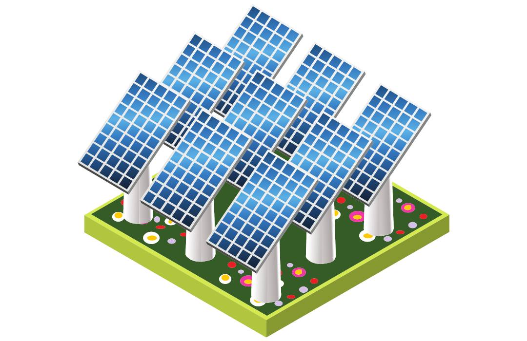 orientacao dos paineis solares